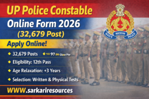 UP Police Constable Online Form 2026